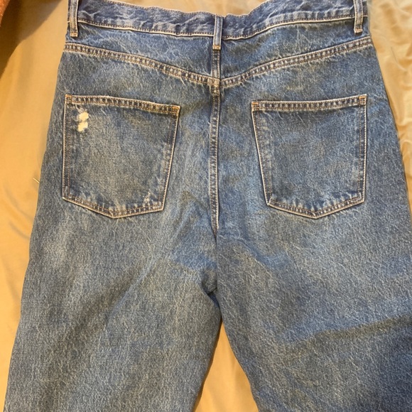 PRIMARK Straight Leg Distressed Denim Jeans - Picture 5 of 5